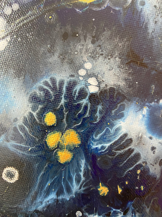 Traumräume - Original Kunstwerk - 40x40cm - Leinwand