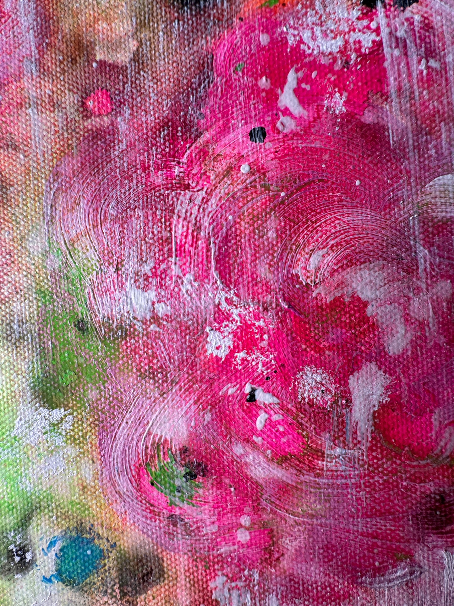 Sommerregen - Original Kunstwerk - 50x100cm - Leinwand