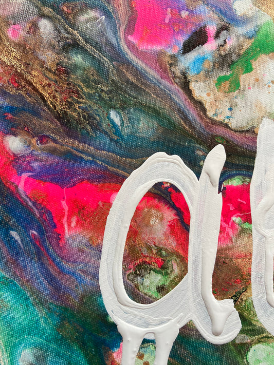 I'm abstract - Original Kunstwerk - 80x80cm - Leinwand