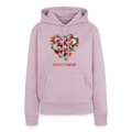 Frauen Premium Hoodie - Konfettiherz - Altrosa