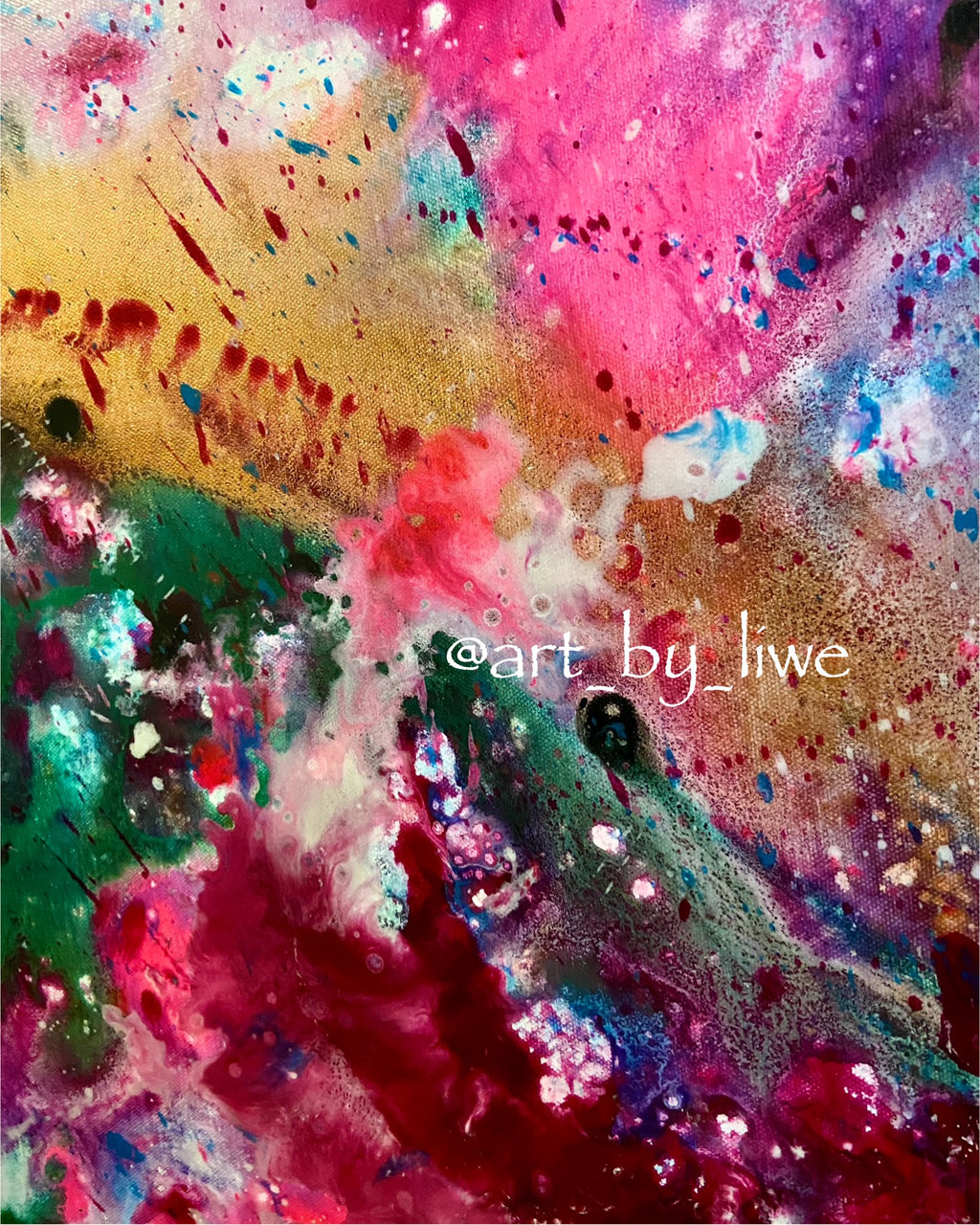 Desaster - Original Kunstwerk - 70x100cm - Leinwand