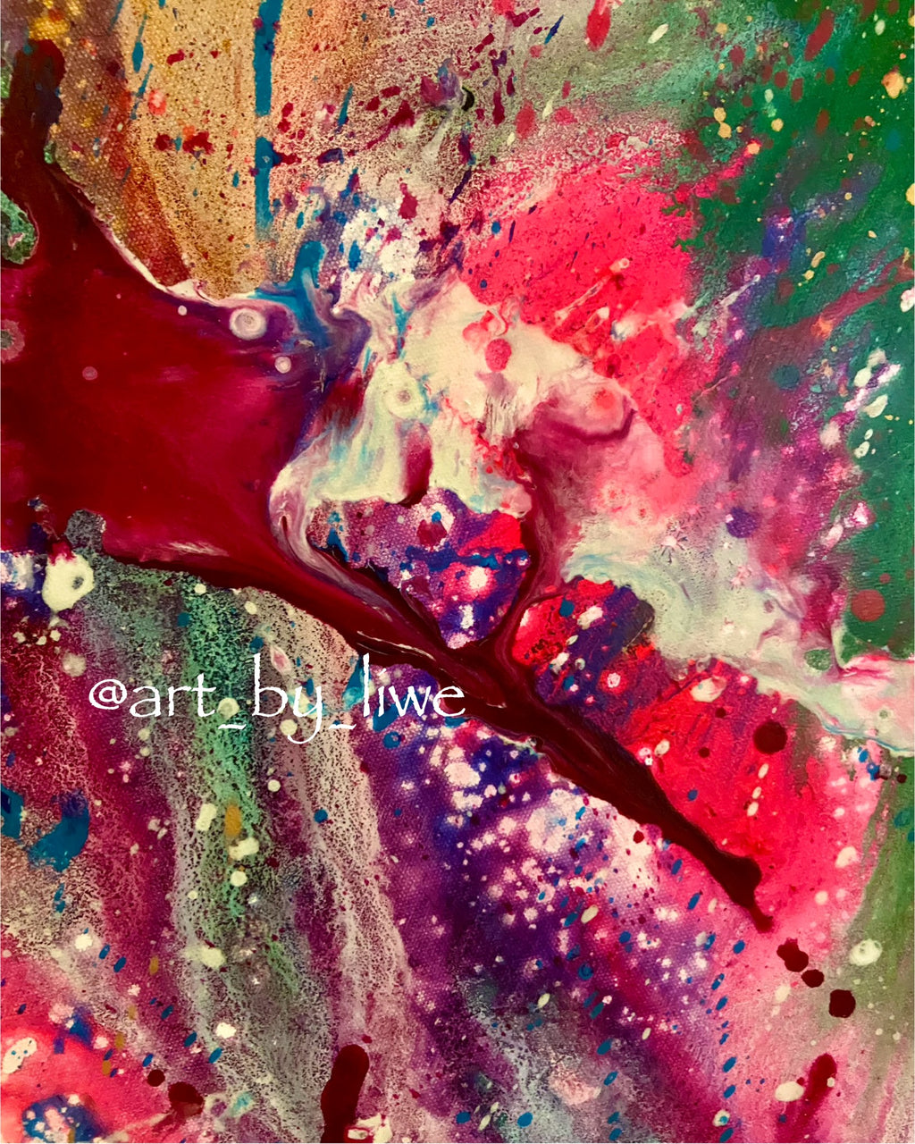 Desaster - Original Kunstwerk - 70x100cm - Leinwand