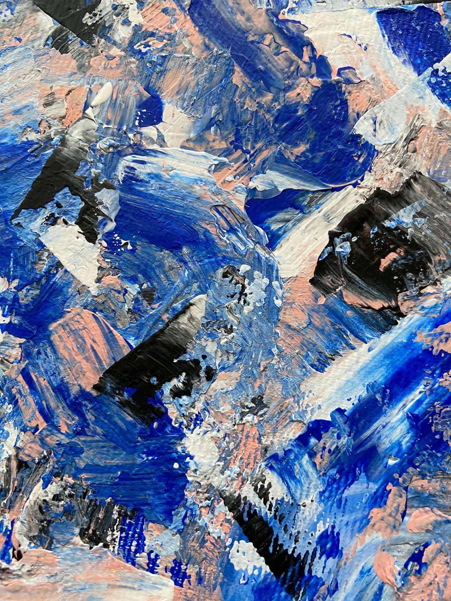 Affinität der Gegensätze I - 2x Original Kunstwerk - 20x20cm - Leinwand