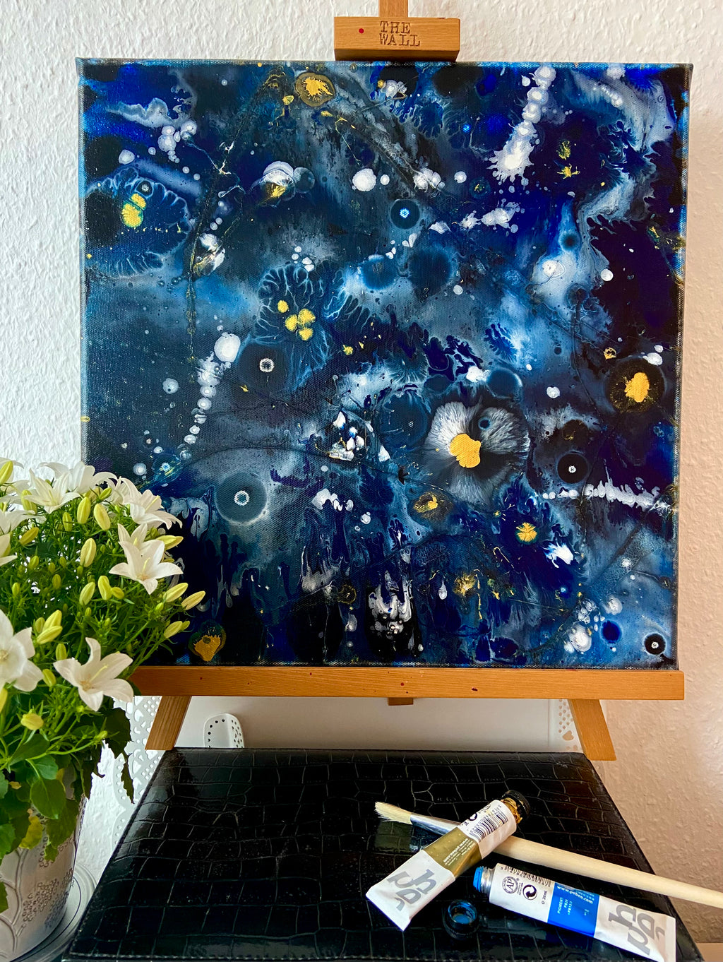 Traumräume - Original Kunstwerk - 40x40cm - Leinwand