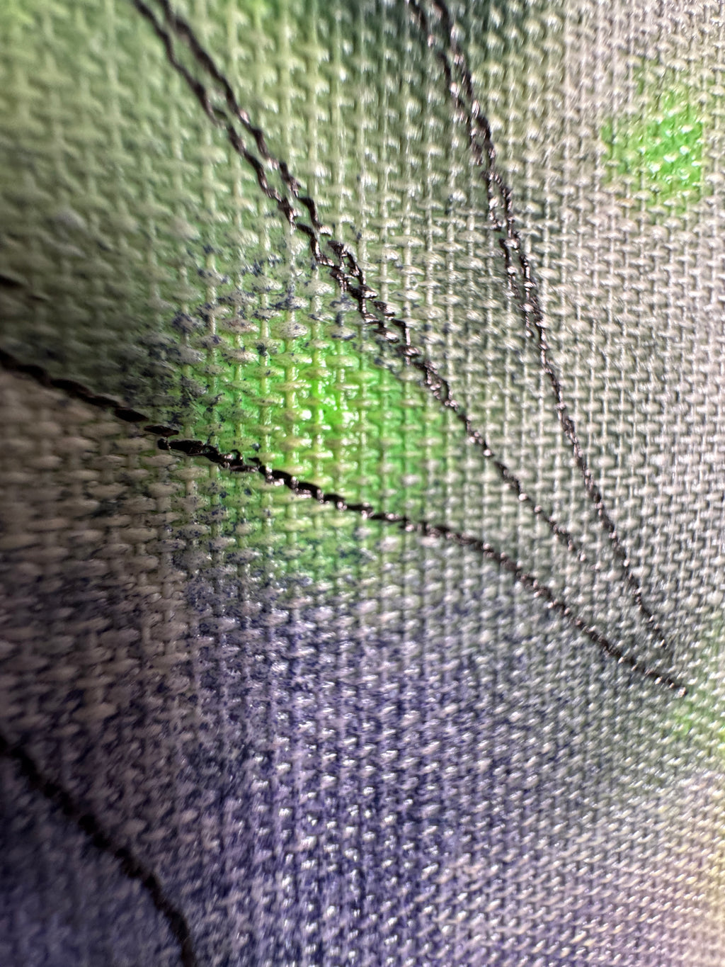 Pflaumen - Original Kunstwerk - 24x30cm - Leinwand