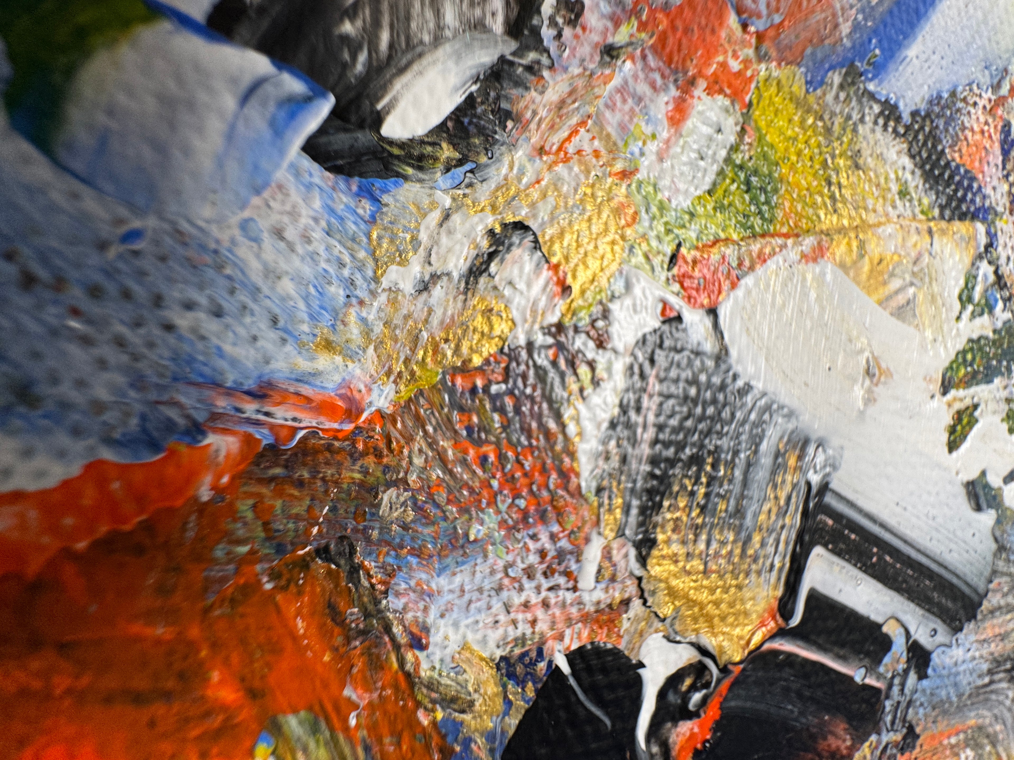 Affinität der Gegensätze II - 2x Original Kunstwerk - 20x20cm - Leinwand