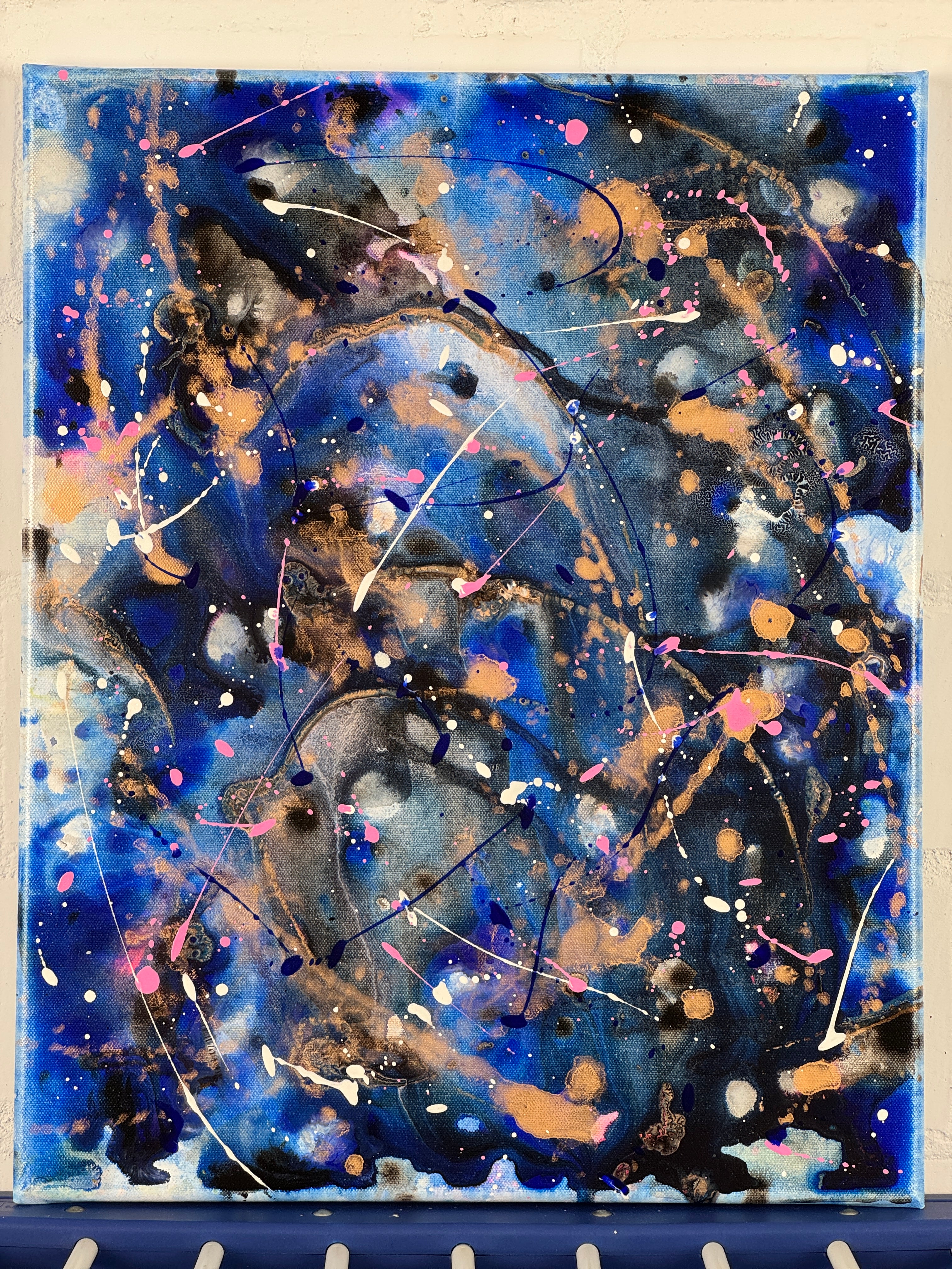 Sternentanz - Original Kunstwerk - 40x50cm - Leinwand