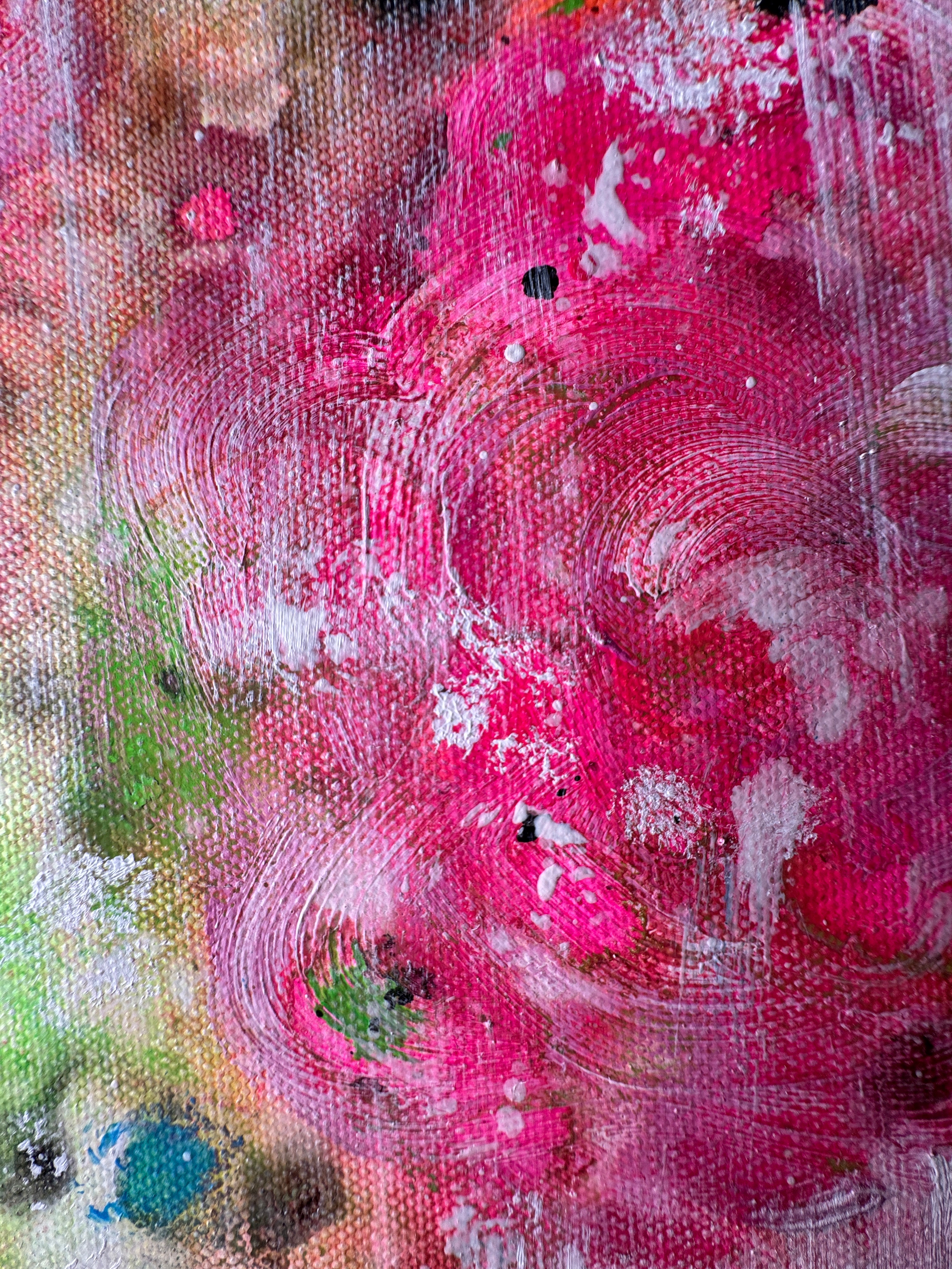 Sommerregen - Original Kunstwerk - 50x100cm - Leinwand