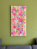 Sommerregen - Original Kunstwerk - 50x100cm - Leinwand