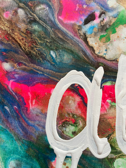 I'm abstract - Original Kunstwerk - 80x80cm - Leinwand