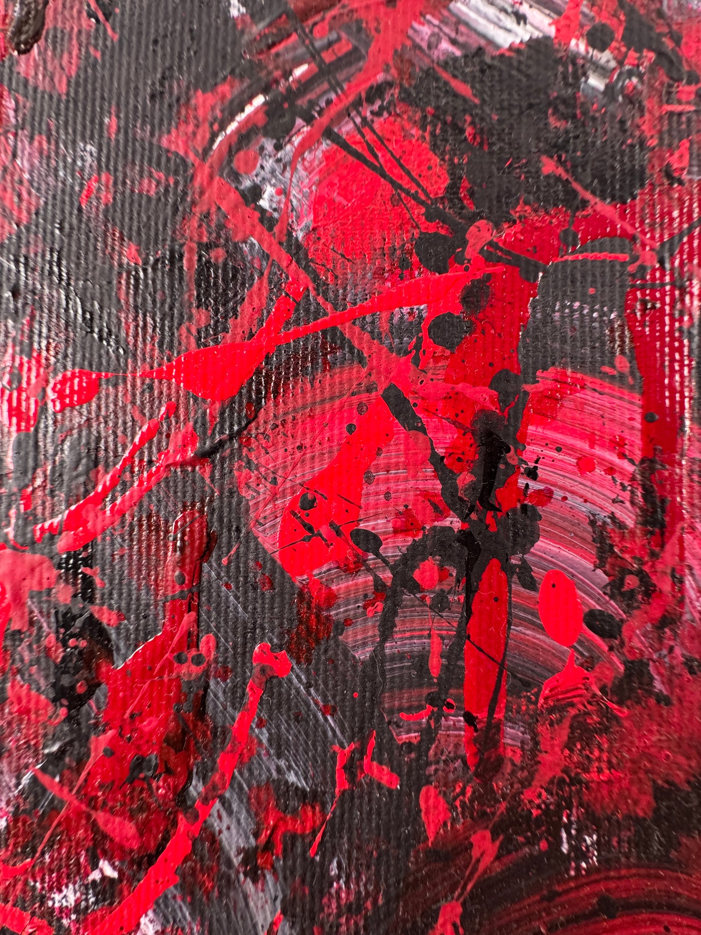 Vergangenheit - Original Kunstwerk - 30x30cm - Leinwand