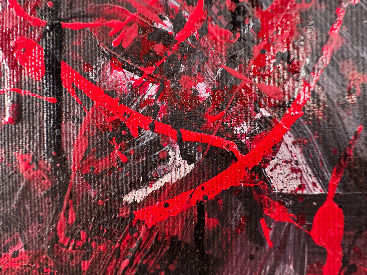 Vergangenheit - Original Kunstwerk - 30x30cm - Leinwand