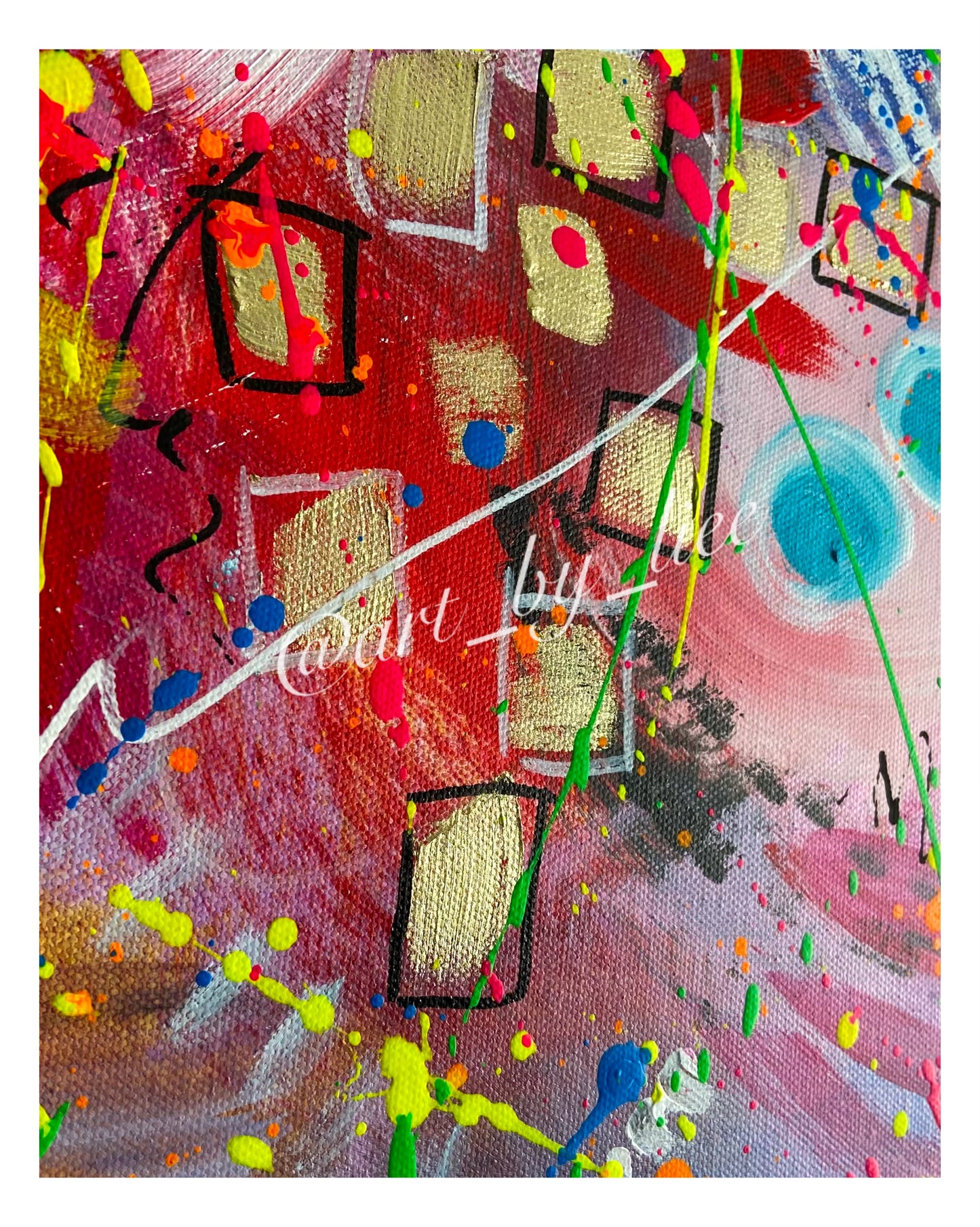City Circus - Original Kunstwerk - 70x100cm - Leinwand