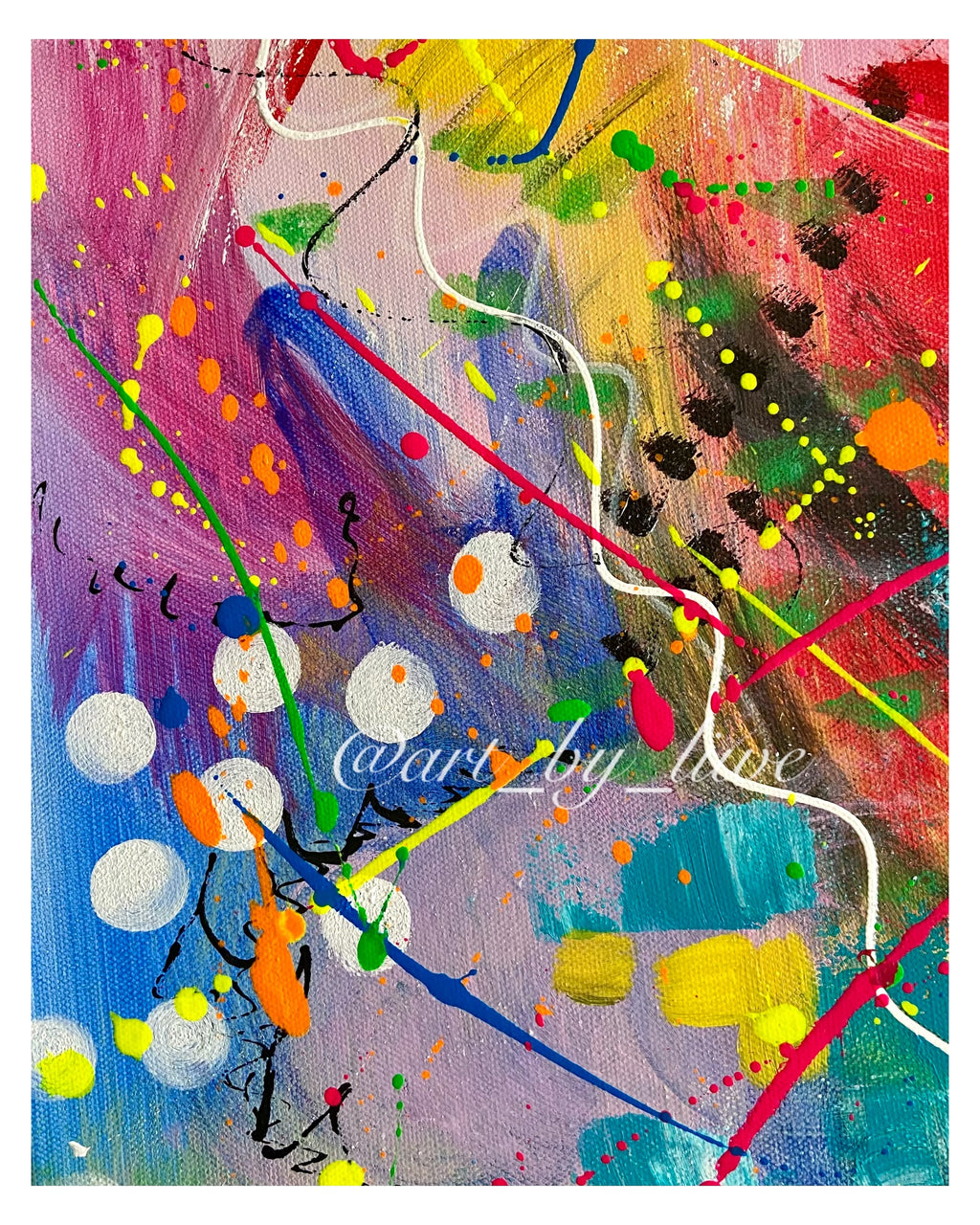 City Circus - Original Kunstwerk - 70x100cm - Leinwand