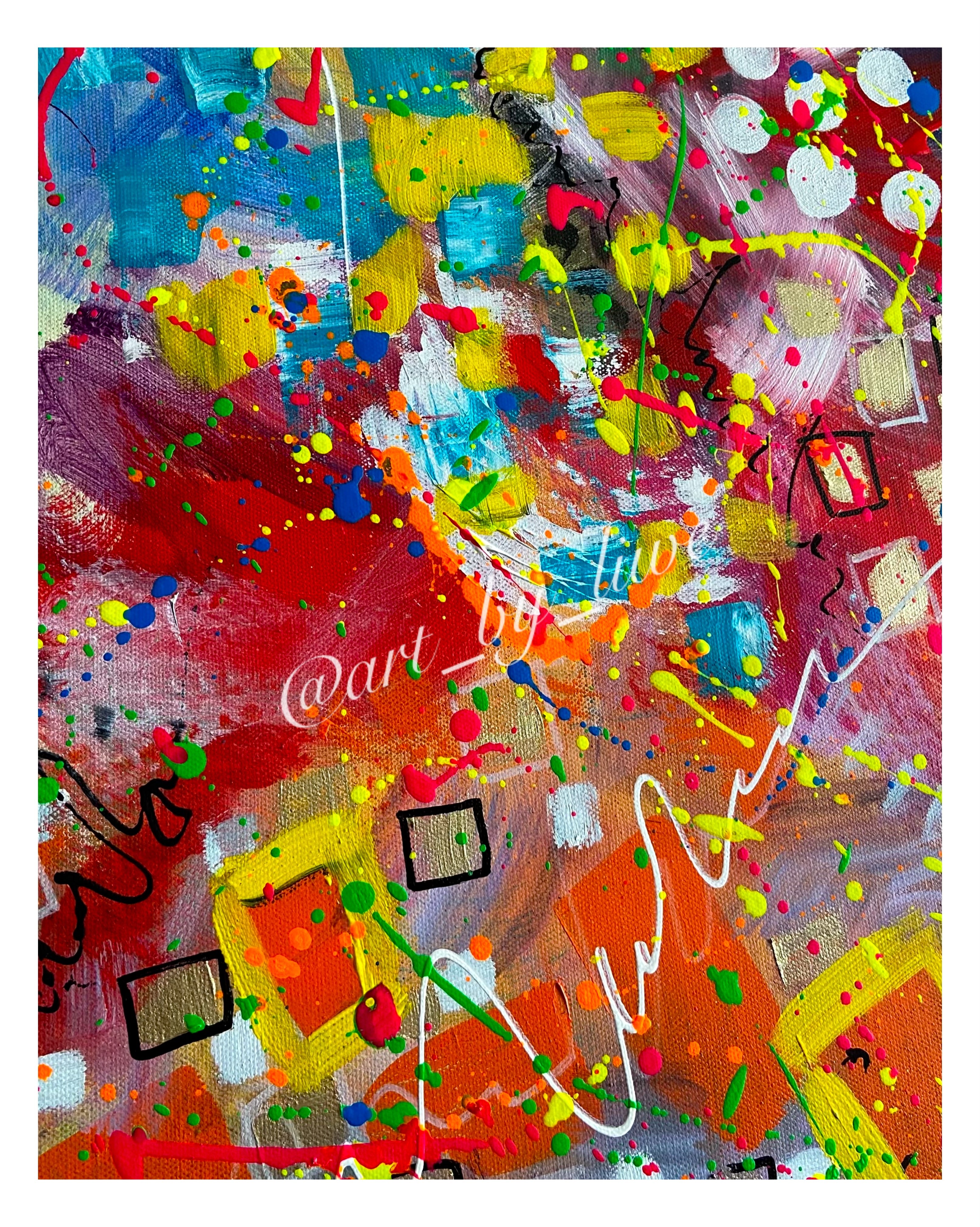 City Circus - Original Kunstwerk - 70x100cm - Leinwand